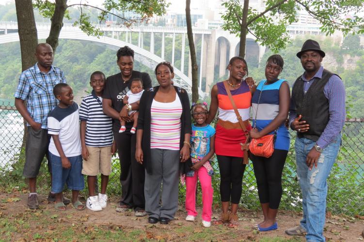 Some of Papas children and  grand children